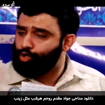 دانلود مداحی روحم هرشب مثل زینب جواد مقدم