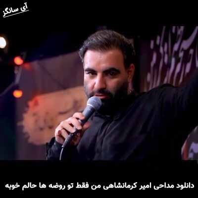 دانلود مداحی آهنگ من فقط تو روضه ها حالم خوبه امیر کرمانشاهی