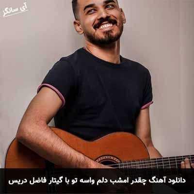 دانلود اهنگ چقدر امشب دلم واسه تو پر میزنه با گیتار فاضل دریس
