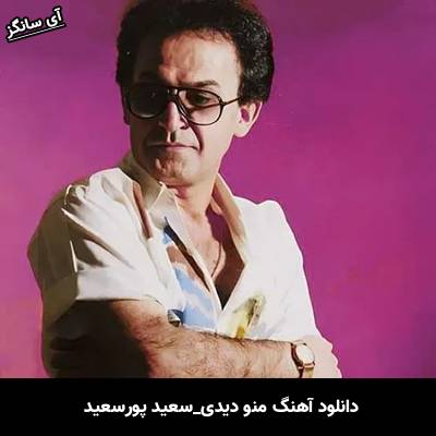 دانلود آهنگ منو دیدی از سعید پورسعید